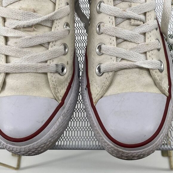 Converse Chuck Taylor All Stars Low Top Lace -Up Canvas Sneakers Cream Size 7 - Picture 7 of 11